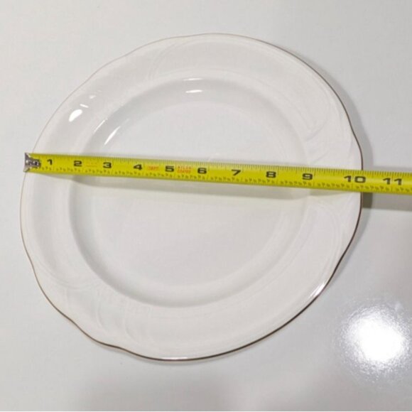 Royal Albert Bone China Horizon Shape Tiara Dinner Plate White Elegant Tableware - Picture 2 of 6